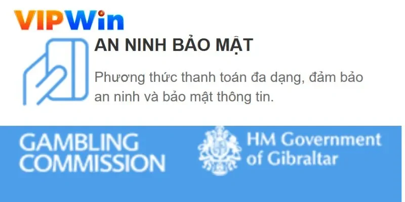 Vipwin tuân thủ mọi quy định bảo mật