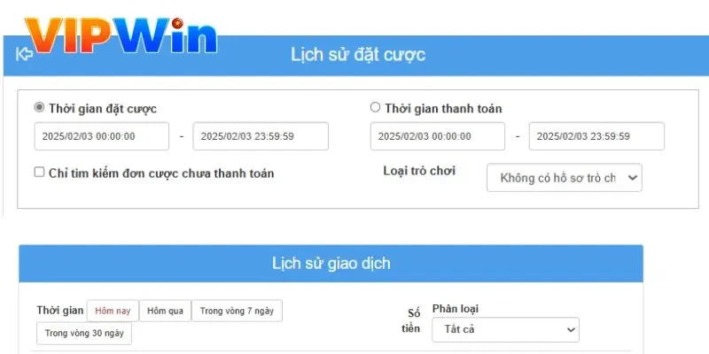 Sân chơi cho phép khách hàng tra cứu thông tin