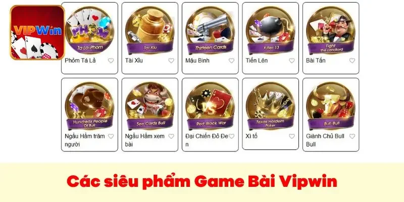 Điểm qua các siêu phẩm game bài đình đám tại hệ thống này