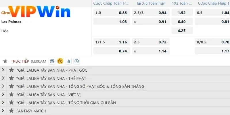 Các kèo thể thao xanh chín đang chờ thành viên Vipwin