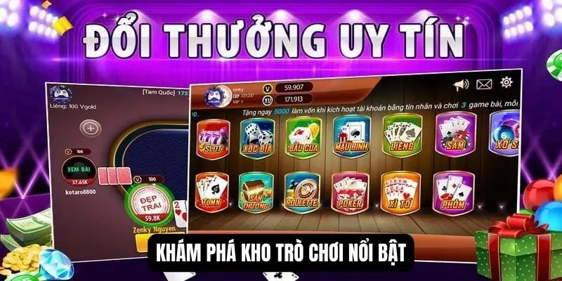 Khám phá kho trò chơi nổi bật tại nổ hũ 68
